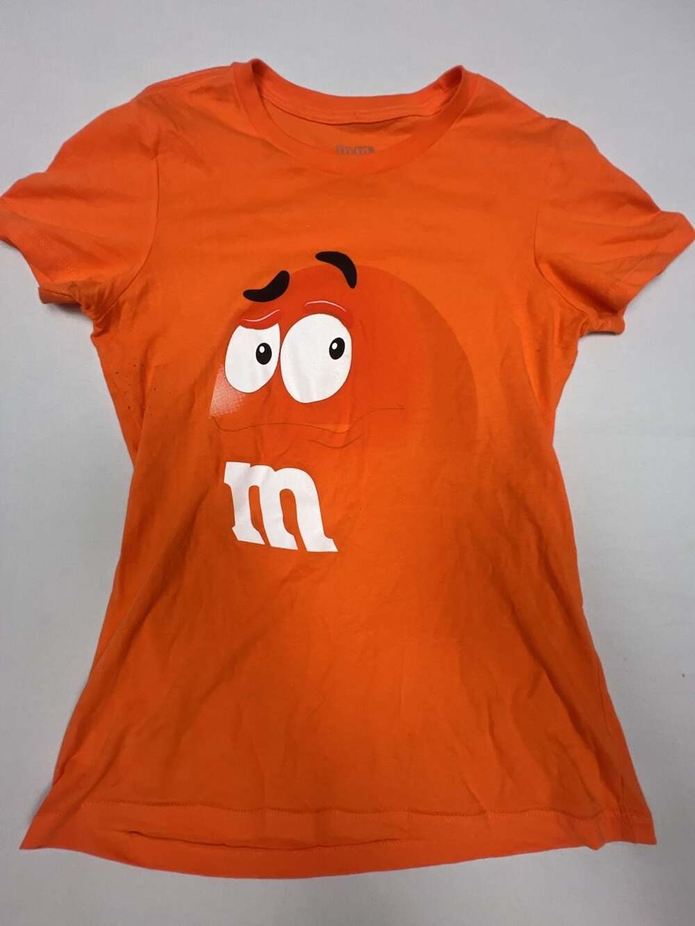 M&M's Orange Character Face Graphic T-Shirt